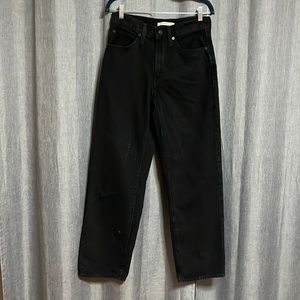Levi’s 94 baggy black denim, jeans, size 27